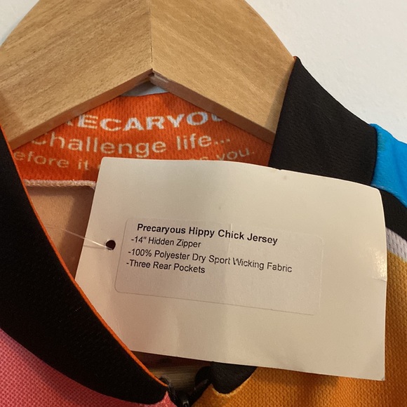 Women’s cycling jersey X-Large, new with tags, see pic for snags on left side - Picture 5 of 5